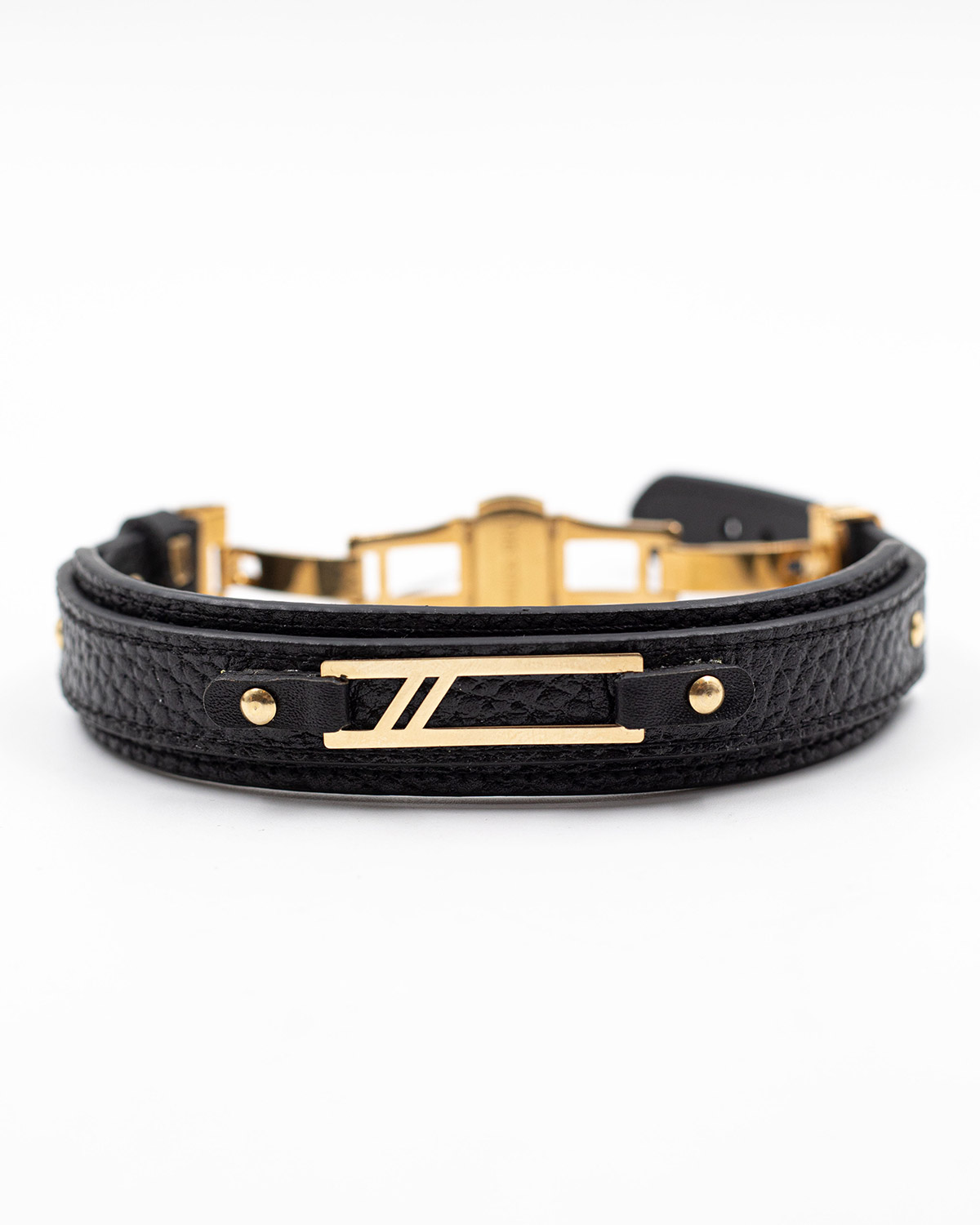 دستبند چرم d102 دوبل گاوی چاپدار