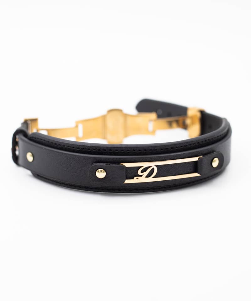 دستبند چرم طرح d102D