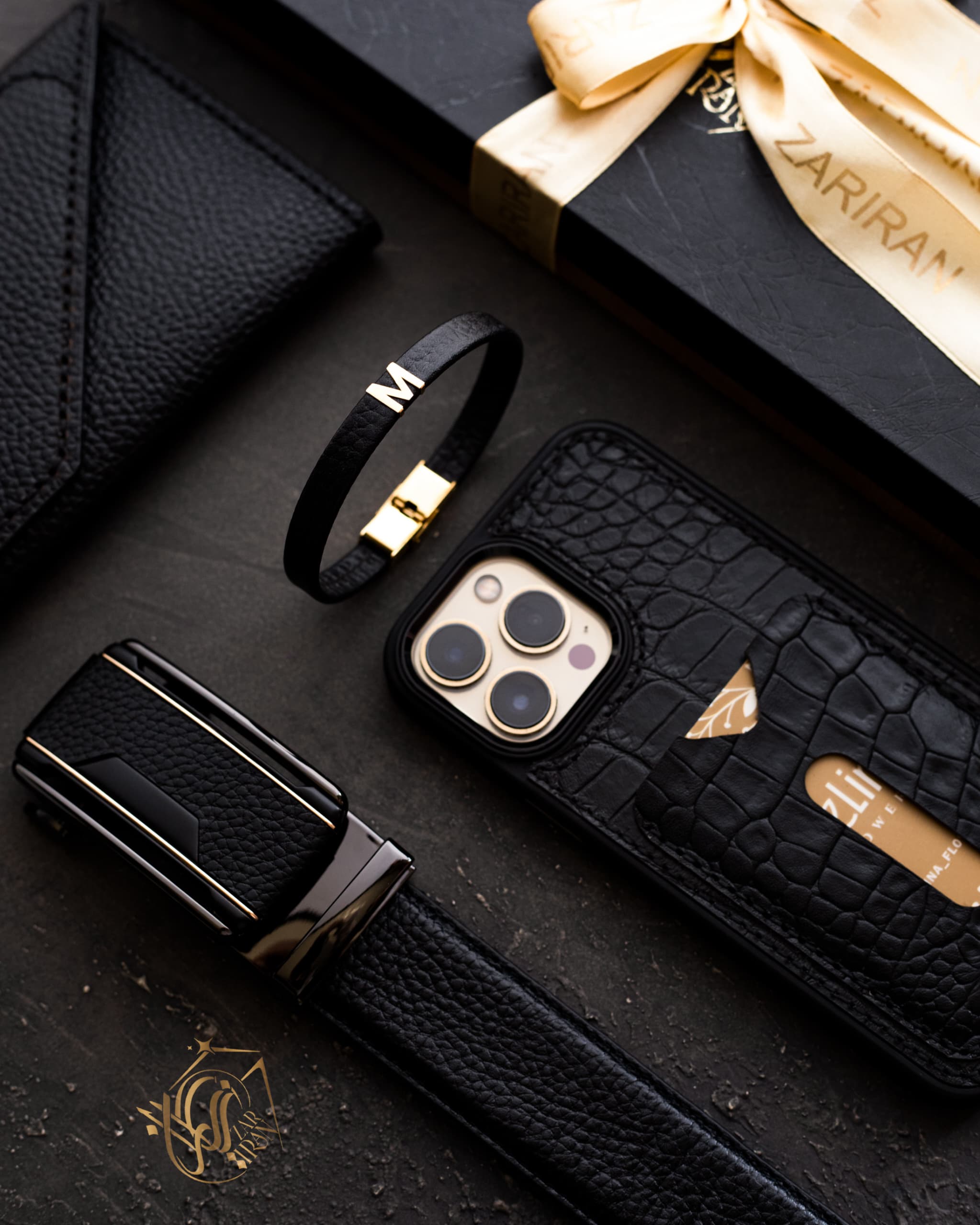 دستبند چرم M ریلی