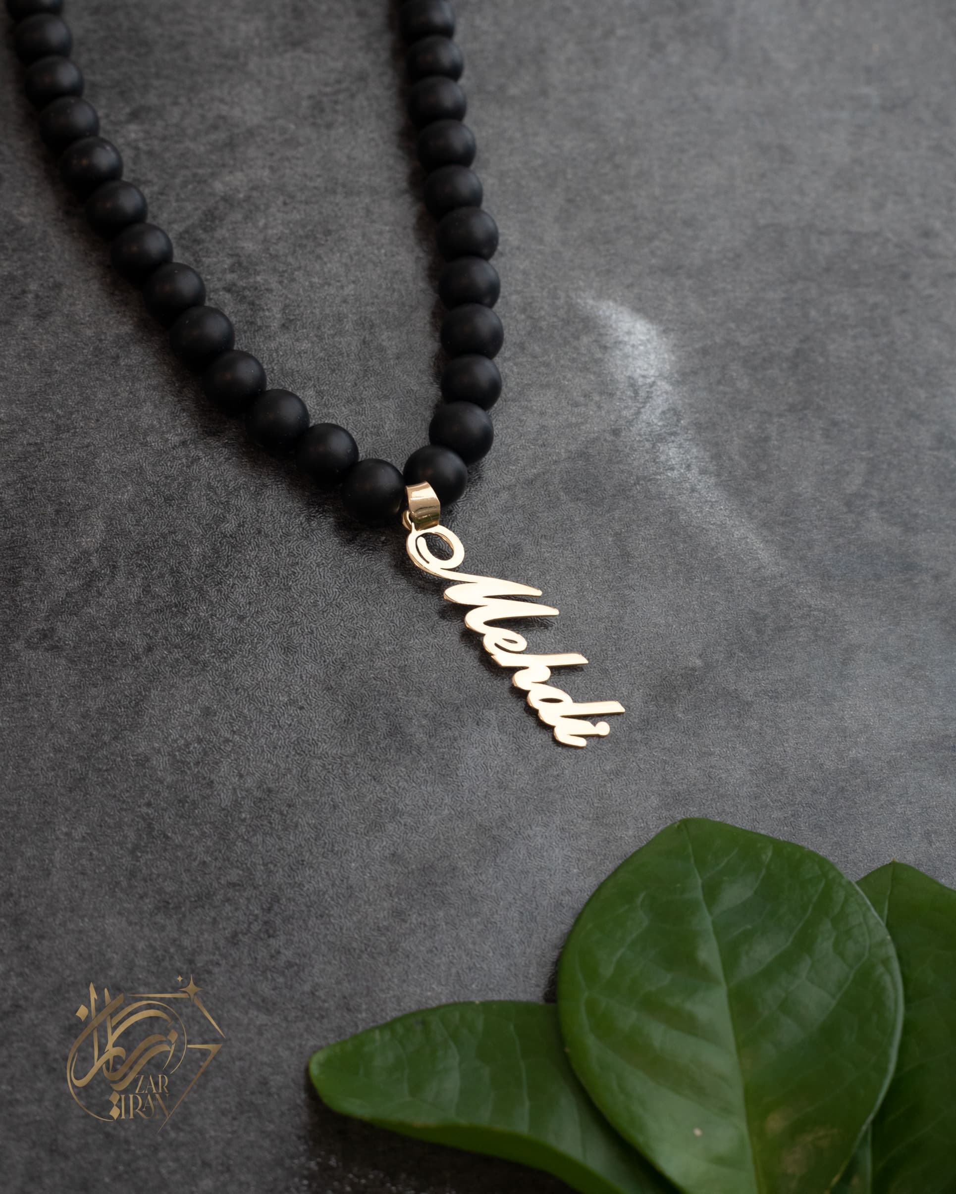 گردبند سنگی اسم مهدی لاتین