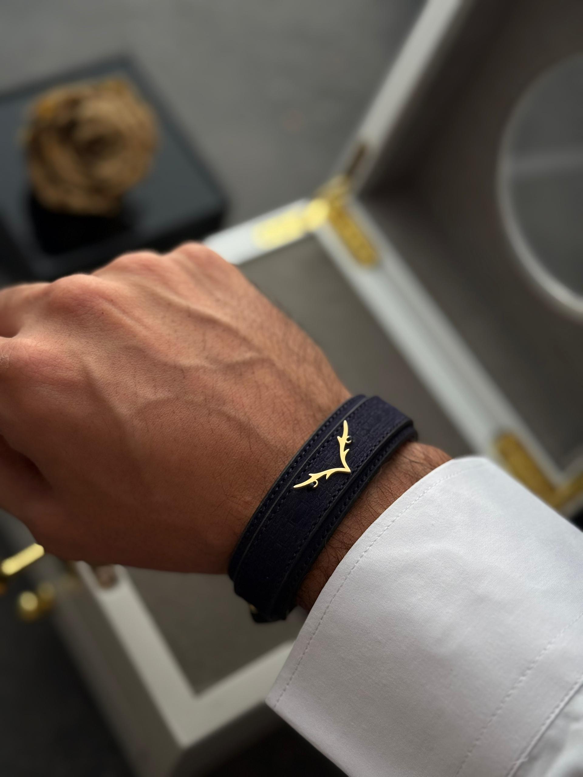 دستبند طرح شاخ  گوزن