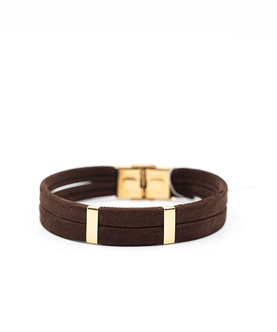 دستبند چرم طبیعی C100+