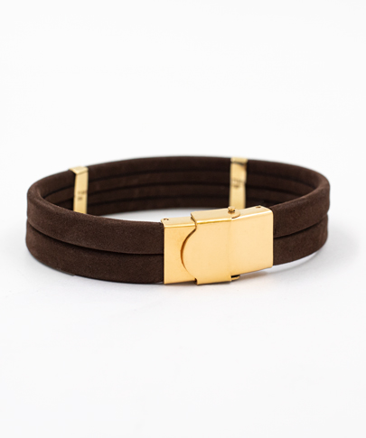 دستبند چرم طبیعی C100+