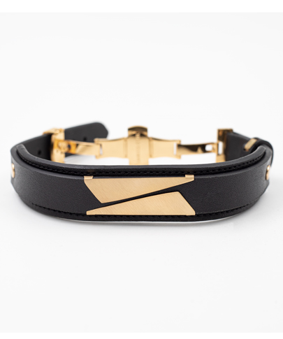 دستبند چرم دوبل ریلی