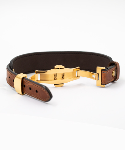 دستبند چرم طرح فروهر-2