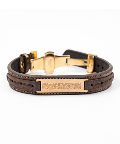 دستبند چرم رولکسی حکاکی و ان یکاد