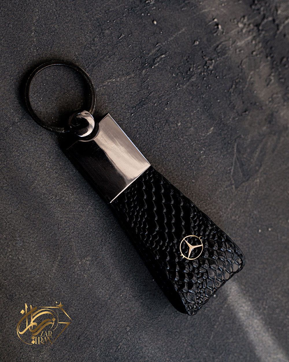 جاسوییچی چرم آرم بنز 