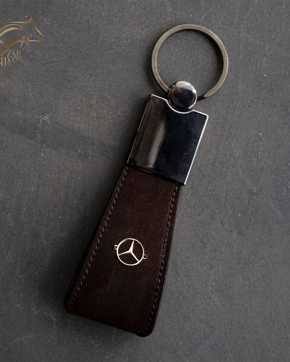 جاسوییچی چرم آرم  بنز 